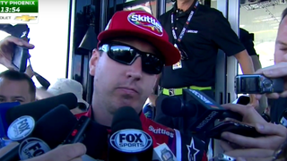 Watch Kyle Busch Give The Same Answer To Every Question About Last Weekend's Fight